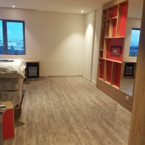 sàn nhựa giả gỗ DW1059 lót sàn khách sạn ibis