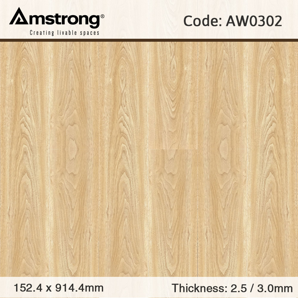 Sàn nhựa giả gỗ Amstrong AW0302 Sàn nhựa giả gỗ Amstrong AW0302