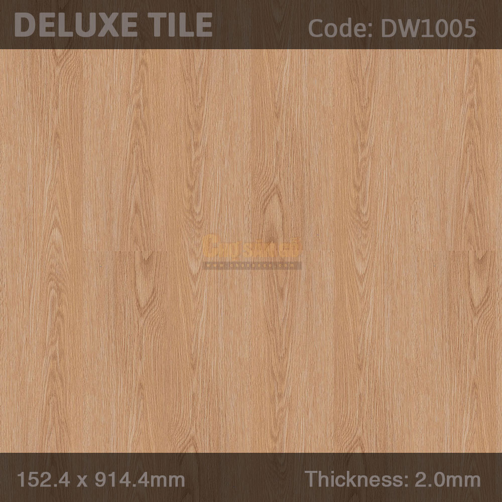Sàn nhựa giả gỗ 2mm Deluxe Tile DW1005 Sàn nhựa giả gỗ 2mm Deluxe Tile DW1005