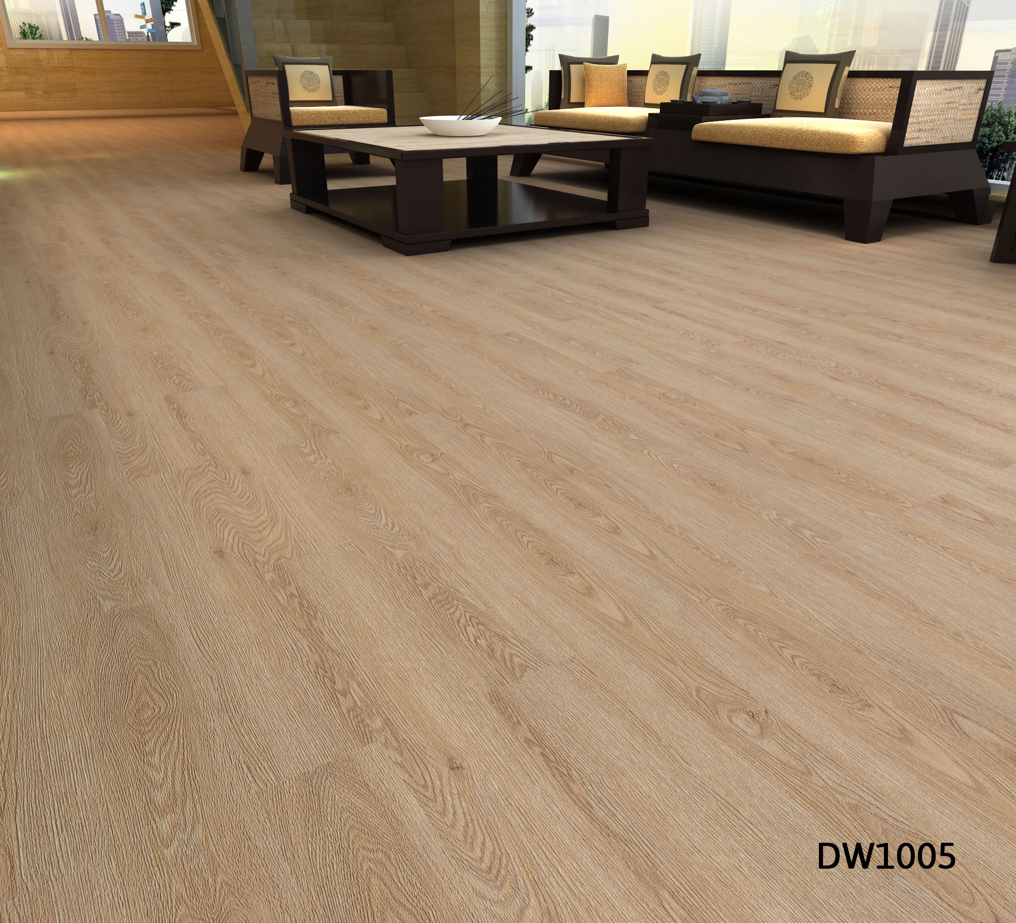 DW10050-Design Sàn nhựa giả gỗ 2mm Deluxe Tile DW1005 - Ảnh 3