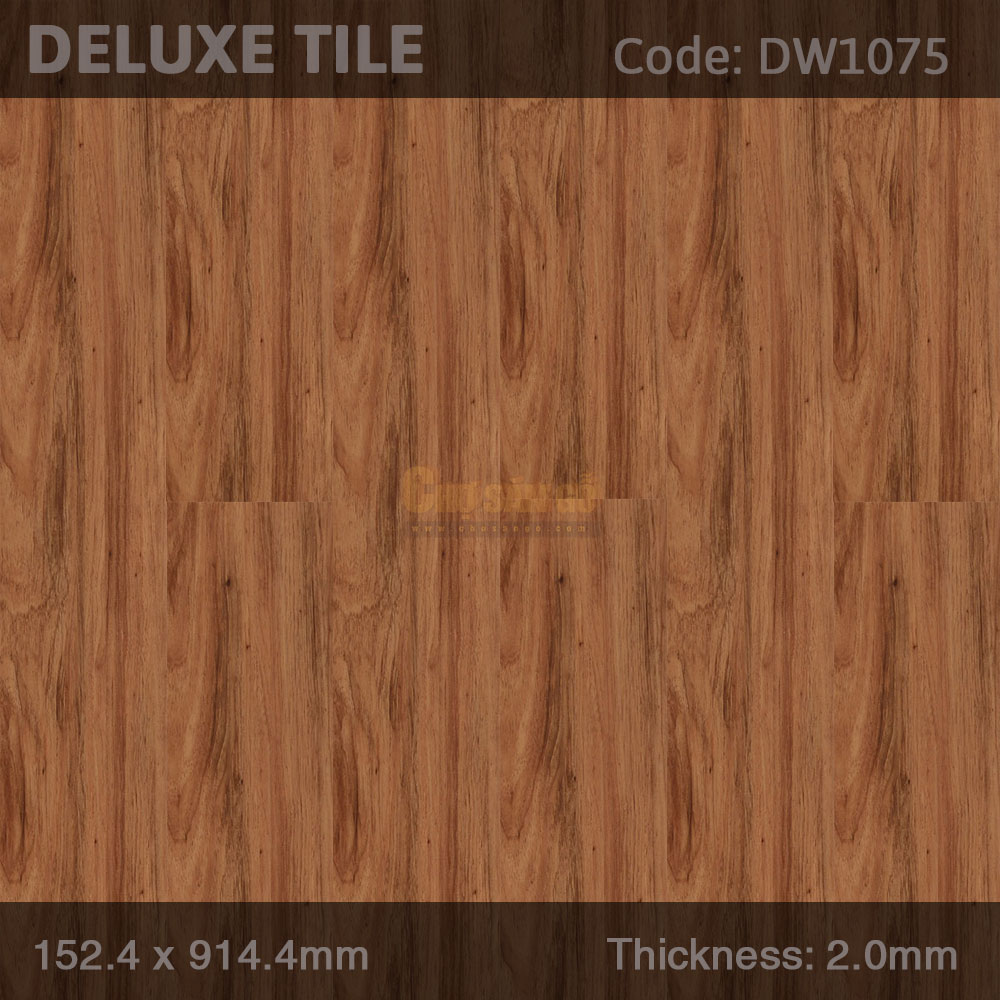 Sàn nhựa giả gỗ 2mm Deluxe Tile DW1075 Sàn nhựa giả gỗ 2mm Deluxe Tile DW1075