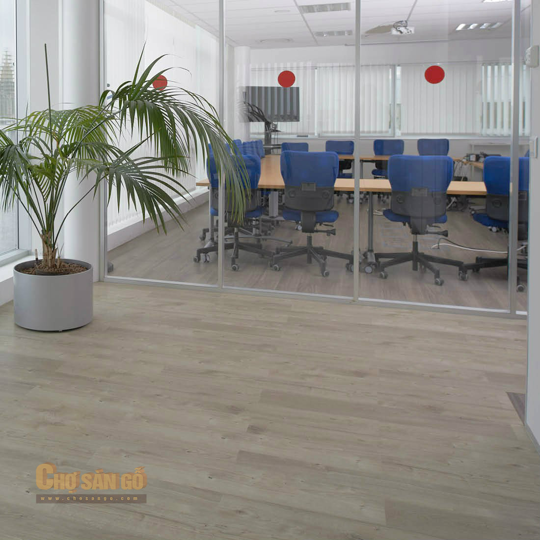 Sàn nhựa giả gỗ cho văn phòng